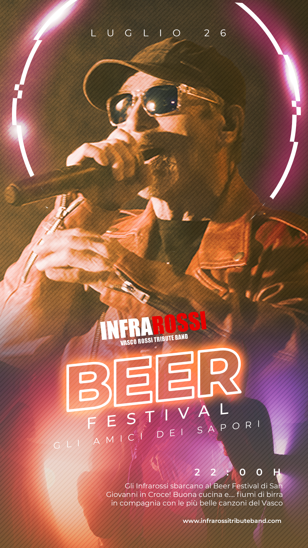 Gli Infrarossi tribute band Vasco Rossi al Beer Festival San Giovanni in Croce